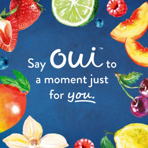 Oui by Yoplait Cinnamon & Apple Whole Milk Yogurt Perspective: top