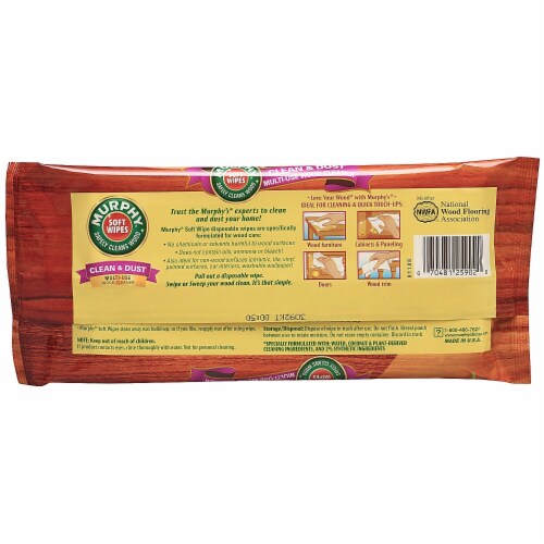 Murphy Oil Soap Wood Clean Wipes Perspective: top