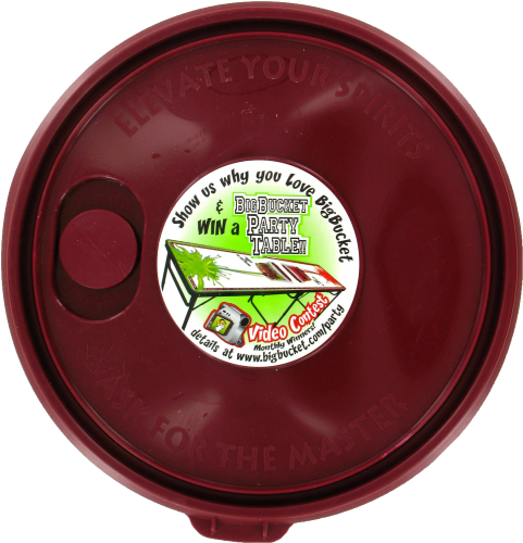 Master of Mixes Big Bucket Premium Margarita Mixer Perspective: top