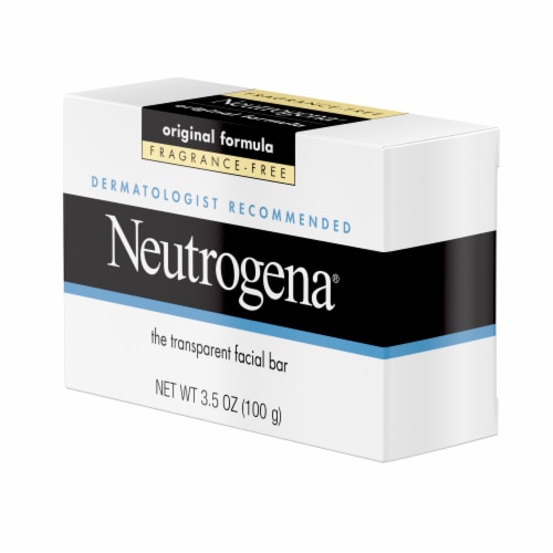 Neutrogena Cleansing Facial Bar Soap Fragrance-Free with Glycerin Perspective: top