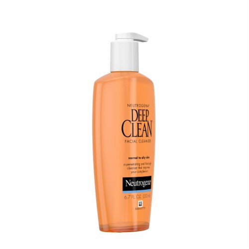 Neutrogena Deep Clean Daily Face Wash with Beta Hydroxy Acid for Normal to Oily Skin Perspective: top