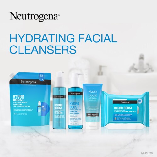 Neutrogena Hydro Boost Soothing Milk Face Wash with Hyaluronic Acid Fragrance-Free Perspective: top