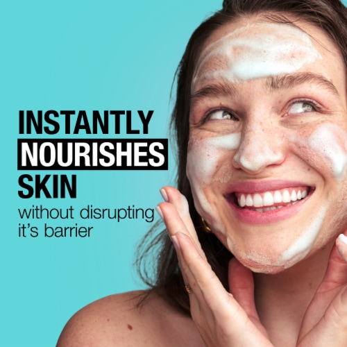 Neutrogena Ultra Gentle Cream-To-Foam Cleanser, Fragrance-Free Perspective: top