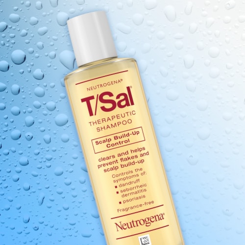 Neutrogena T/Sal Therapeutic Shampoo for Scalp Build-Up Control with 3% Salicylic Acid Perspective: top