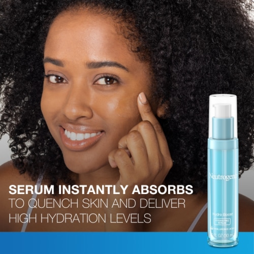 Neutrogena Hydro Boost Hydrating Facial Serum with Hyaluronic Acid for Glowing Complexion Perspective: top