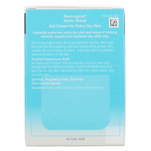 Neutrogena Hydro Boost for Extra Dry Skin Gel Cream Perspective: top