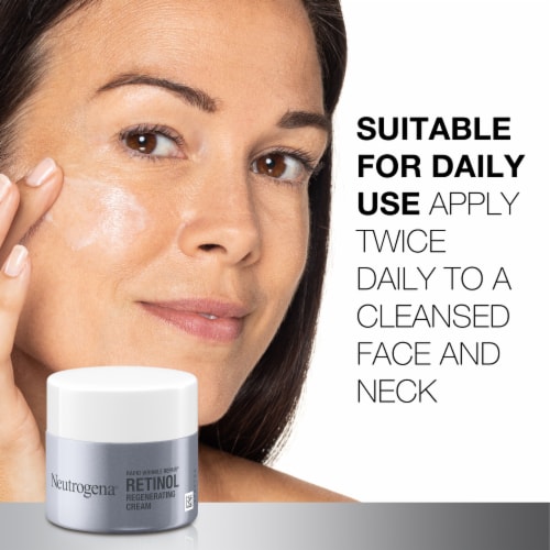 Neutrogena Rapid Wrinkle Repair Retinol Face Moisturizer Daily Anti-Aging Face Cream with Retinol Perspective: top