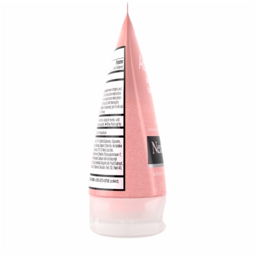 Neutrogena Oil-Free Pink Grapefruit Acne Wash Face Scrub, Gentle Foaming Travel Size Perspective: top