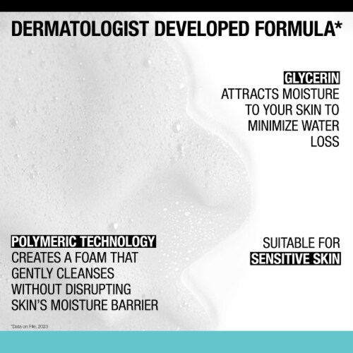Neutrogena Fragrance Free Ultra Gentle Foaming Face Wash Perspective: top