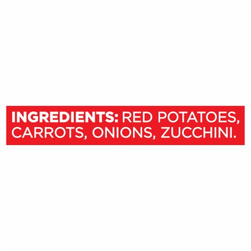 Pictsweet Farms® Red Potatoes Carrots Onions Zucchini Frozen Vegetables Perspective: top