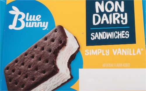 Blue Bunny® Vanilla Frozen Dessert Sandwich Perspective: top