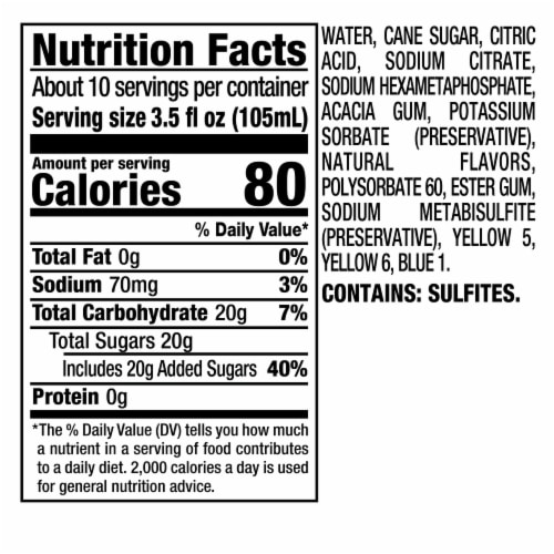 Mr & Mrs T Sweet & Sour Mix Perspective: top