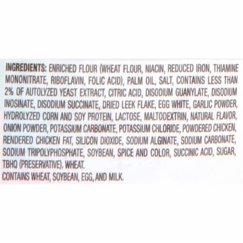 Nissin Top Ramen Chicken Flavor Noodle Soup Perspective: top