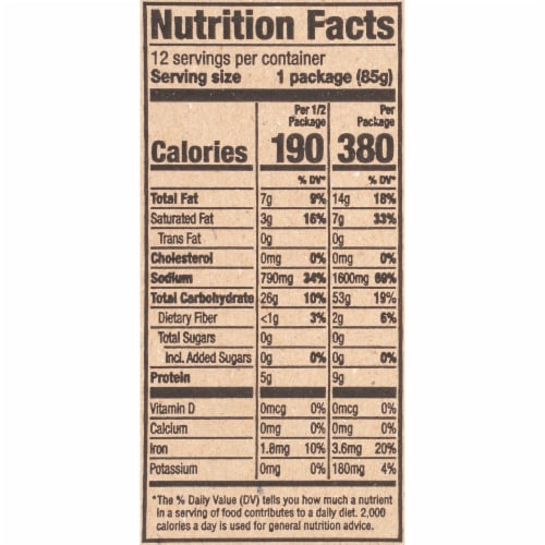 Nissin® Top Ramen® Chicken Flavor Ramen Noodle Soup Packs Perspective: top