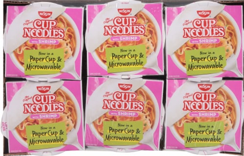 Nissin® Shrimp Cup Noodles® Perspective: top