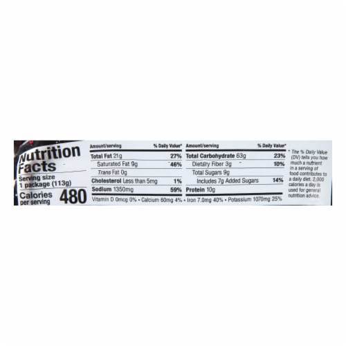 Nissin Spicy Teriyaki Beef Flavor Chow Mein Noodles Perspective: top