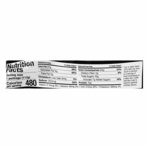 Nissin Teriyaki Chicken Flavor Chow Mein Noodles Perspective: top