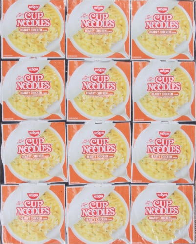 Nissin Hearty Chicken Cup Noodles® Case, 12 ct / 2.25 oz - Kroger