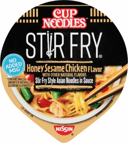 Nissin Cup Noodles® Honey Sesame Chicken Flavor Stir Fry Perspective: top