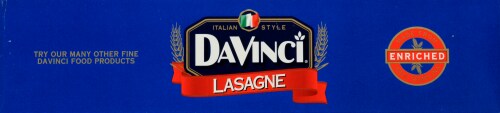 DaVinci Lasagne Pasta Perspective: top