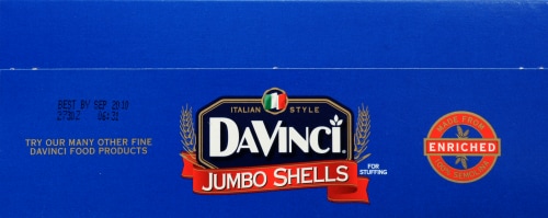 DaVinci Jumbo Pasta Shells Perspective: top