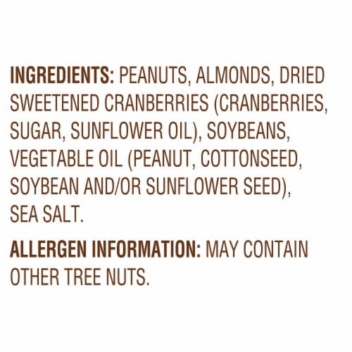 Fisher Snack Hunger Fighter Trail Mix Perspective: top
