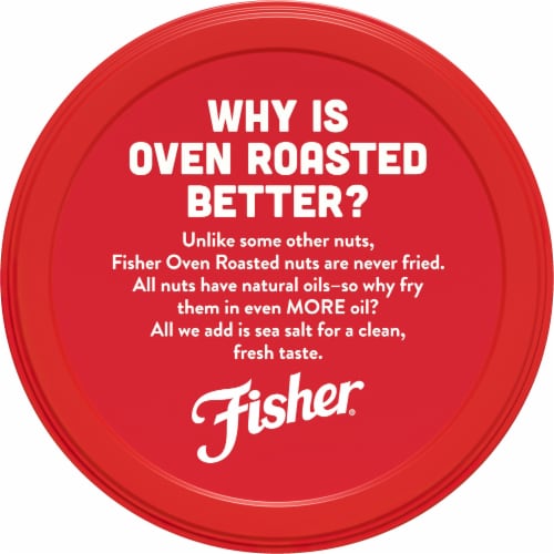 Fisher® Oven Roasted Never Fried® Mixed Nuts with Peanuts & Sea Salt Perspective: top