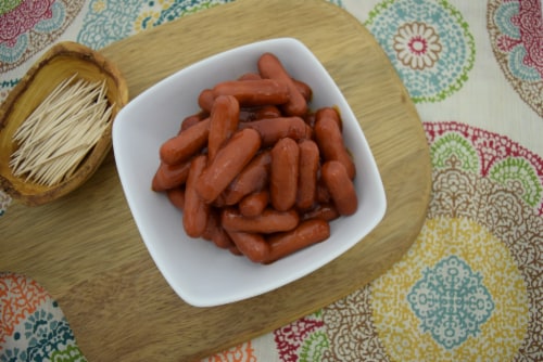 Vienna® Beef Skinless Cocktail Franks Perspective: top