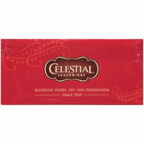 Celestial Seasonings® Red Zinger Caffeine Free Herbal Tea Bags Perspective: top
