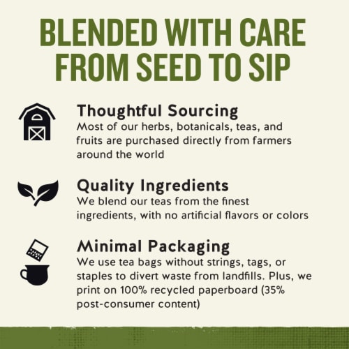 Celestial Seasonings Caffeine Free Sleepytime® Herbal Tea Perspective: top