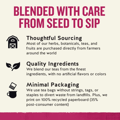 Celestial Seasonings Caffeine Free Peppermint Herbal Tea to Soothe the Belly Perspective: top