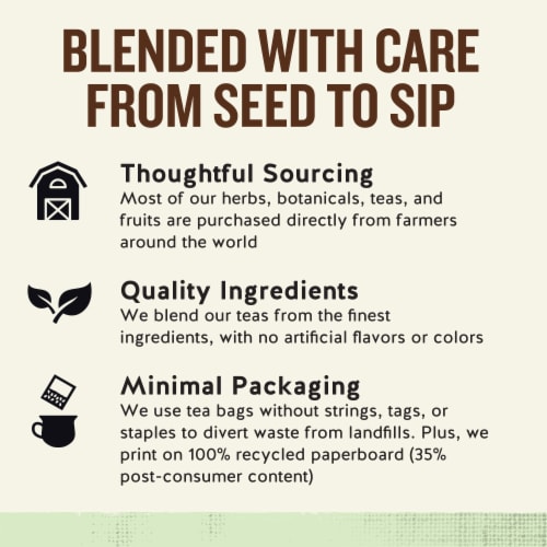 Celestial Seasonings Caffeine Free Herbal Tea Sampler Pack Perspective: top