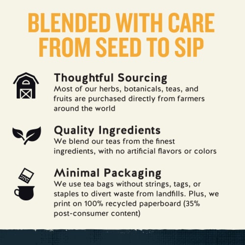 Celestial Seasonings® Morning Thunder® Black Tea Bags Perspective: top