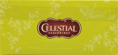Celestial Seasonings Decaf Mint Green Tea Bags Perspective: top