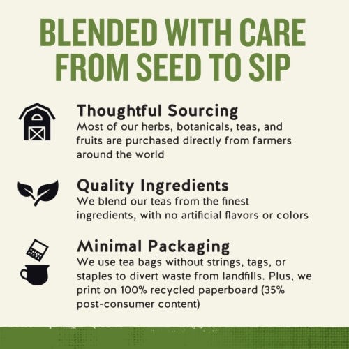 Celestial Seasonings Caffeine Free Sleepytime® Herbal Vanilla Tea Perspective: top