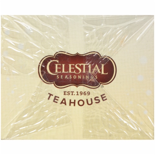 Celestial Seasonings Organic Ginger & Tuermeric Herbal Tea Bags Perspective: top