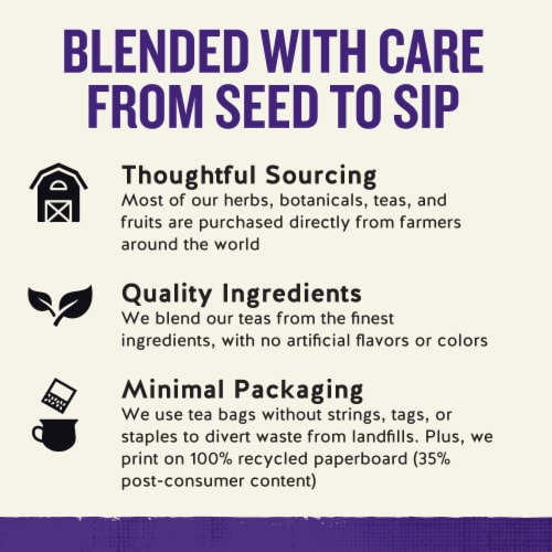 Celestial Seasonings Caffeine Free Sleepytime® Wellness Tea Plus Melatonin Perspective: top