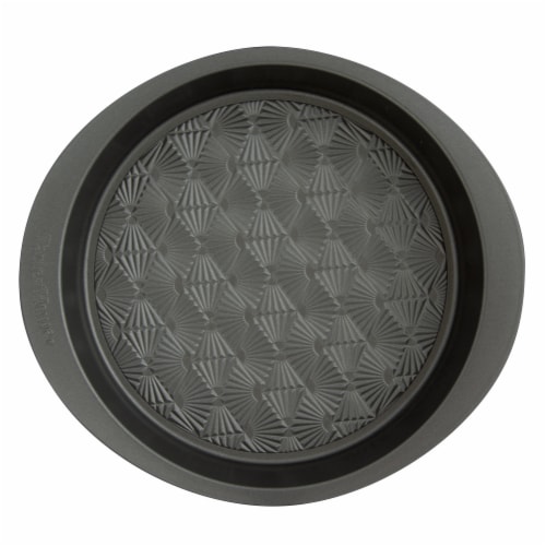 Taste of Home 9 inch Nonstick Metal Round Baking Pan Perspective: top
