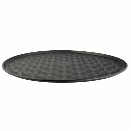 Taste of Home 14 inch Nonstick Metal Pizza Pan Perspective: top