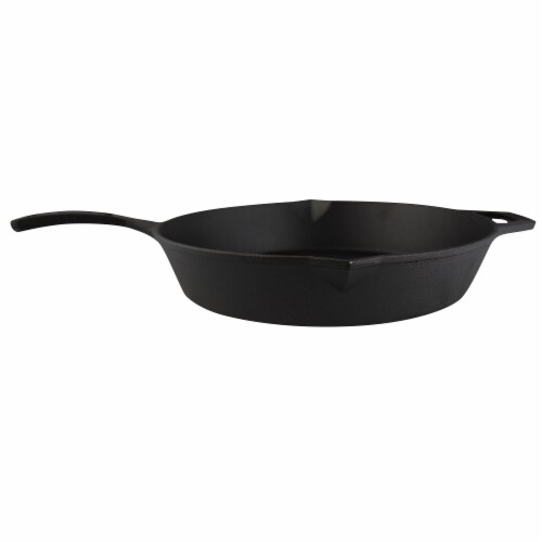Taste of Home 12 inch Preseasoned Cast Iron Skillet Perspective: top