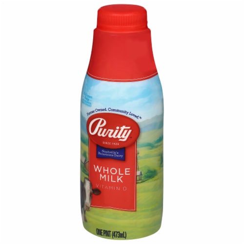 Purity Vitamin D Whole Milk Perspective: top