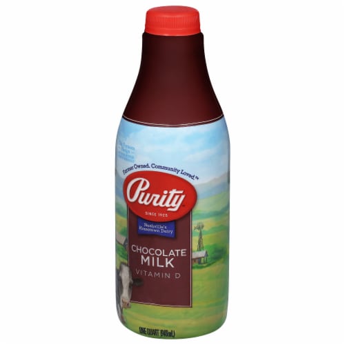 Purity Vitamin D Whole Chocolate Milk Perspective: top