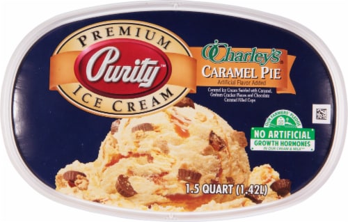 Purity™ O'Charley's® Caramel Pie Ice Cream Perspective: top