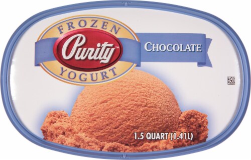 Purity™ Chocolate Frozen Yogurt Tub Perspective: top