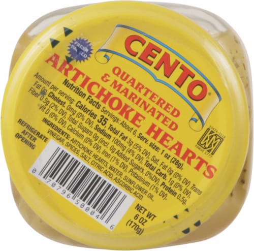 Cento® Quartered & Marinated Artichokes Hearts Perspective: top