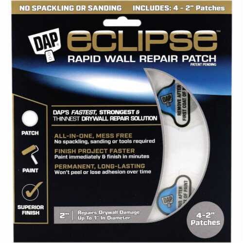 DAP Eclipse 2 In. Rapid Wall Repair Patch 09161 Perspective: top