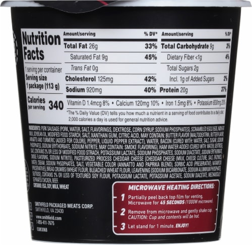 Smithfield® Meat Lovers™ Power Bites Perspective: top
