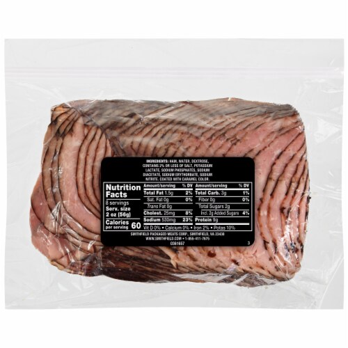 Smithfield Thinly Sliced Black Forest Ham Perspective: top
