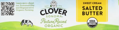 Clover Sonoma® Organic Sweet Cream Salted Butter Perspective: top