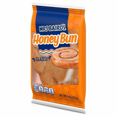 Mrs Baird's Glazed Honey Bun Perspective: top